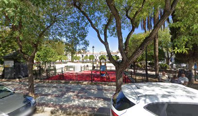 Imagen de Parque infantil situado en La Puebla de Cazalla, Sevilla